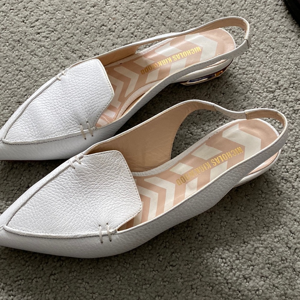 Nicholas Kirkwood White Slingback